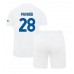 Inter Milan Benjamin Pavard #28 Replika Babykläder Borta matchkläder barn 2023-24 Korta ärmar (+ Korta byxor)